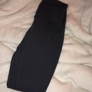 full length 28" grey lululemon leggings